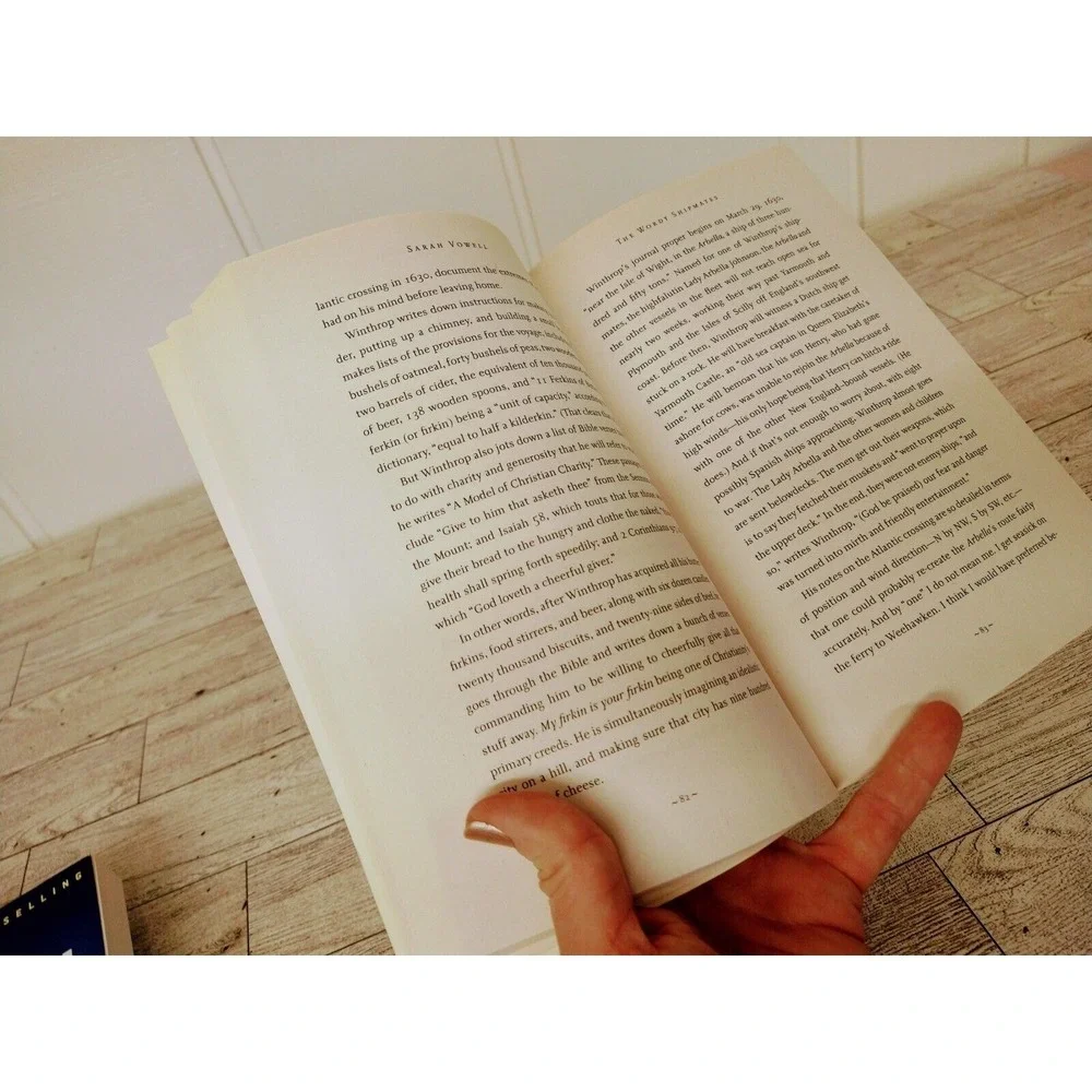 The Wordy Shipmates by Sarah Vowell - Softcover‎ EUC
